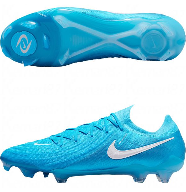 NIKE Phantom GX 2 Elite FG Light Blue Fury x White