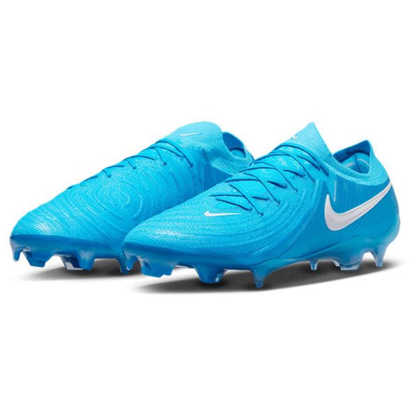 NIKE Phantom GX 2 Elite FG Light Blue Fury x White