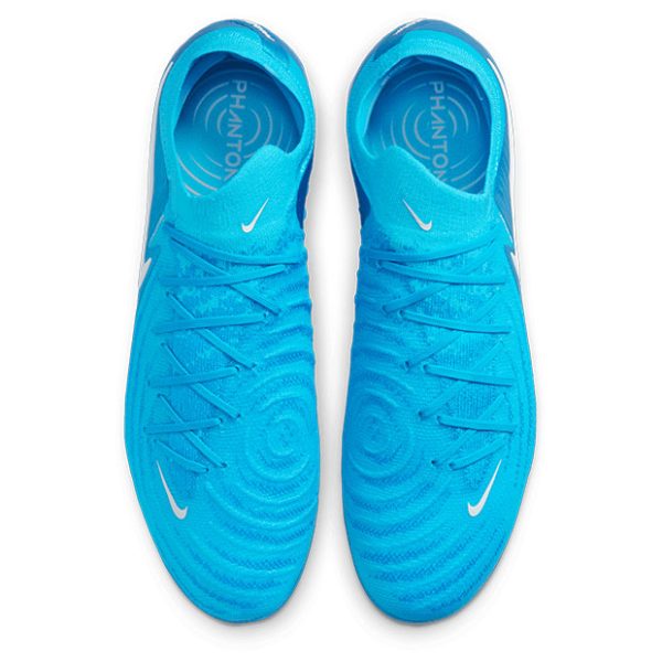 NIKE Phantom GX 2 Elite FG Light Blue Fury x White