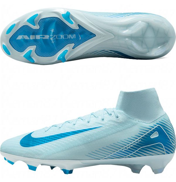 NIKE Zoom Mercurial Superfly 10 Elite FG Glacier Blue x Blue Orbit