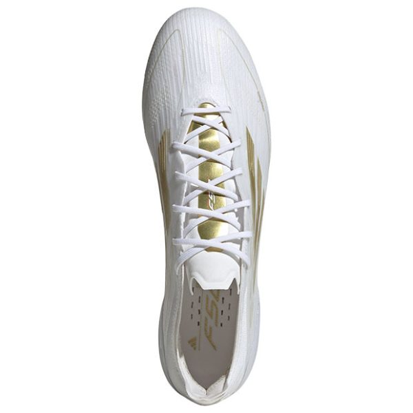 ADIDAS F50 ELITE FG White x Gold Metallic