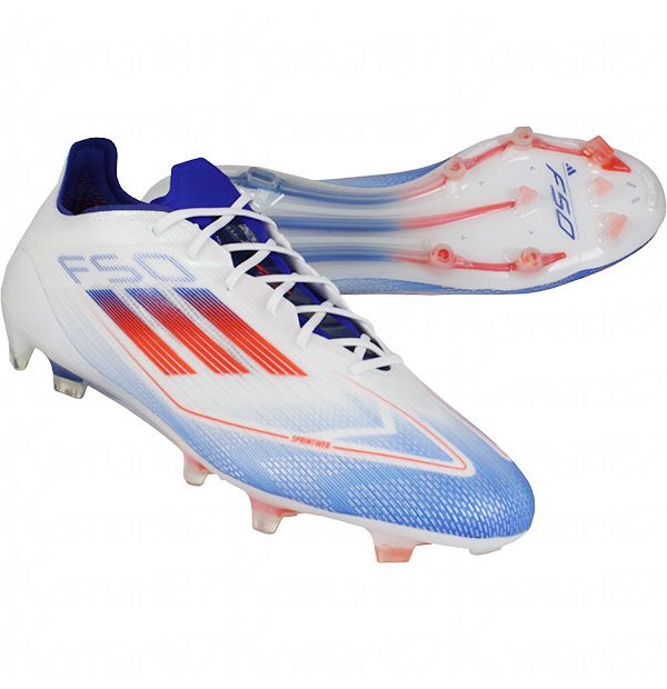 ADIDAS F50 ELITE FG White x Solar Red