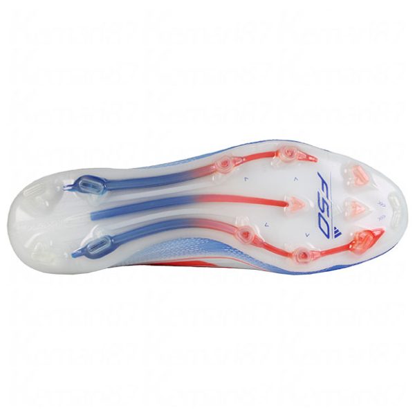 ADIDAS F50 ELITE FG White x Solar Red
