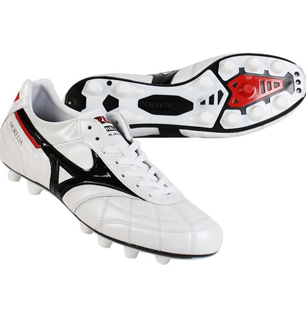 MIZUNO MORELIA 2 JAPAN Short Tongue White Pearl x Black