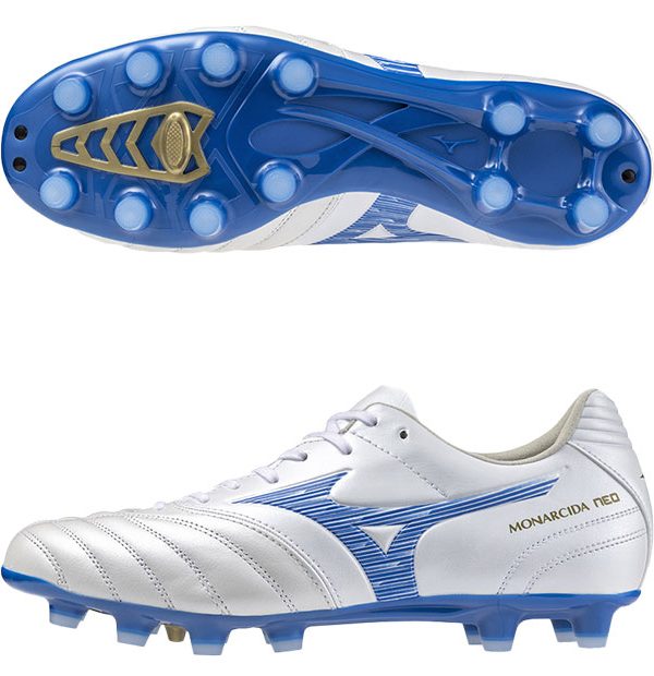MIZUNO Monarcida NEO 3 Wide PRO Super White Pearl x Laser Blue