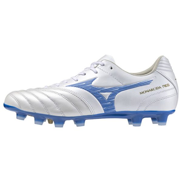 MIZUNO Monarcida NEO 3 Wide PRO Super White Pearl x Laser Blue
